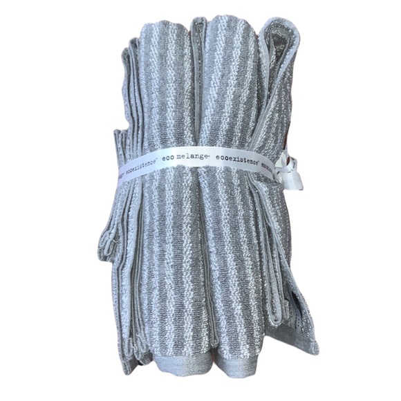 ecoexistence Bath Ecoexistence Eco Melange Cotton Towel Set 6piece